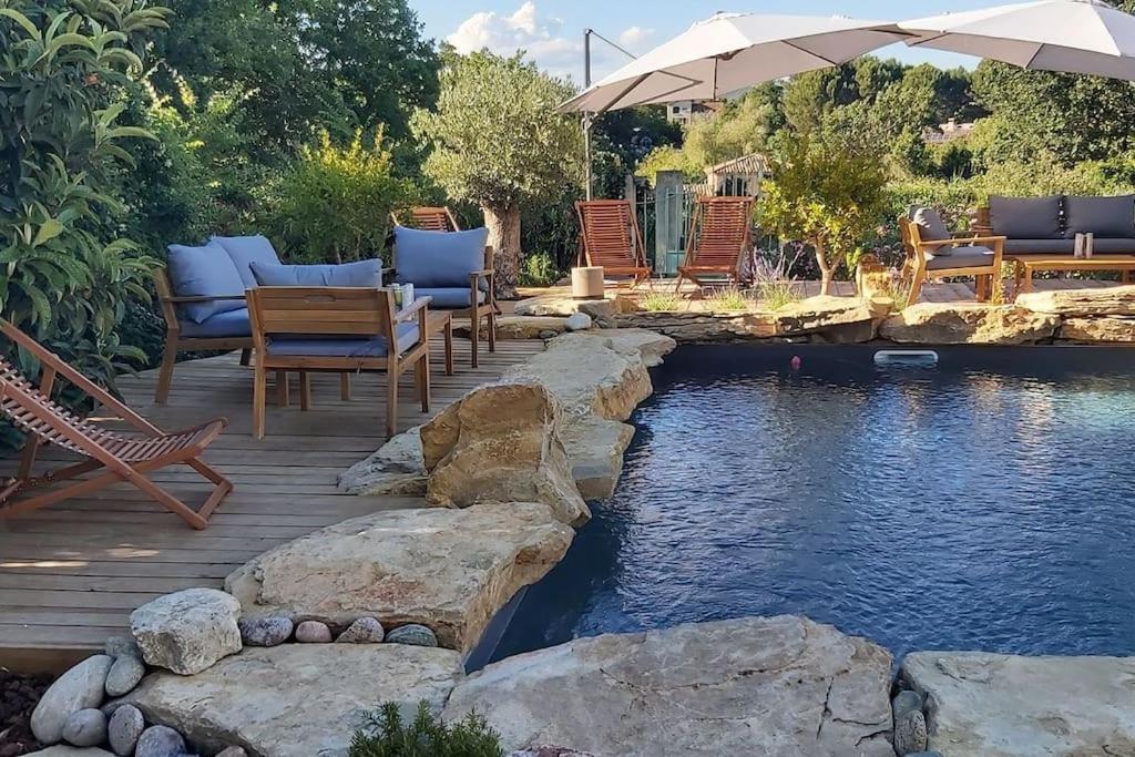 Une Oasis au Pays de Cézanne Aix-en-Provence Esterno foto